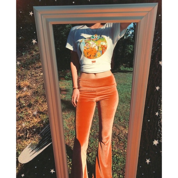 rust bell bottoms
